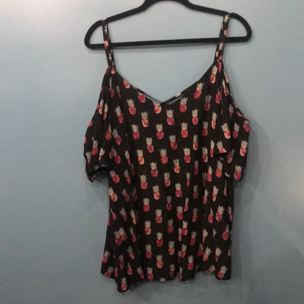 Off-the-Shoulder Pineapple Top